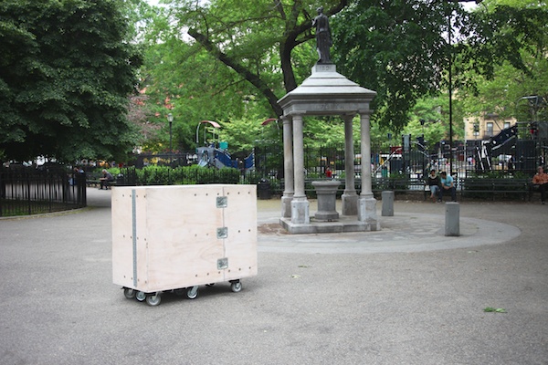 Rock-stage-case on wheels. Courtesy The Uni Project