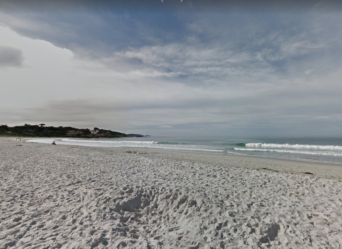 Carmel Beach, Courtesy Google Streetview