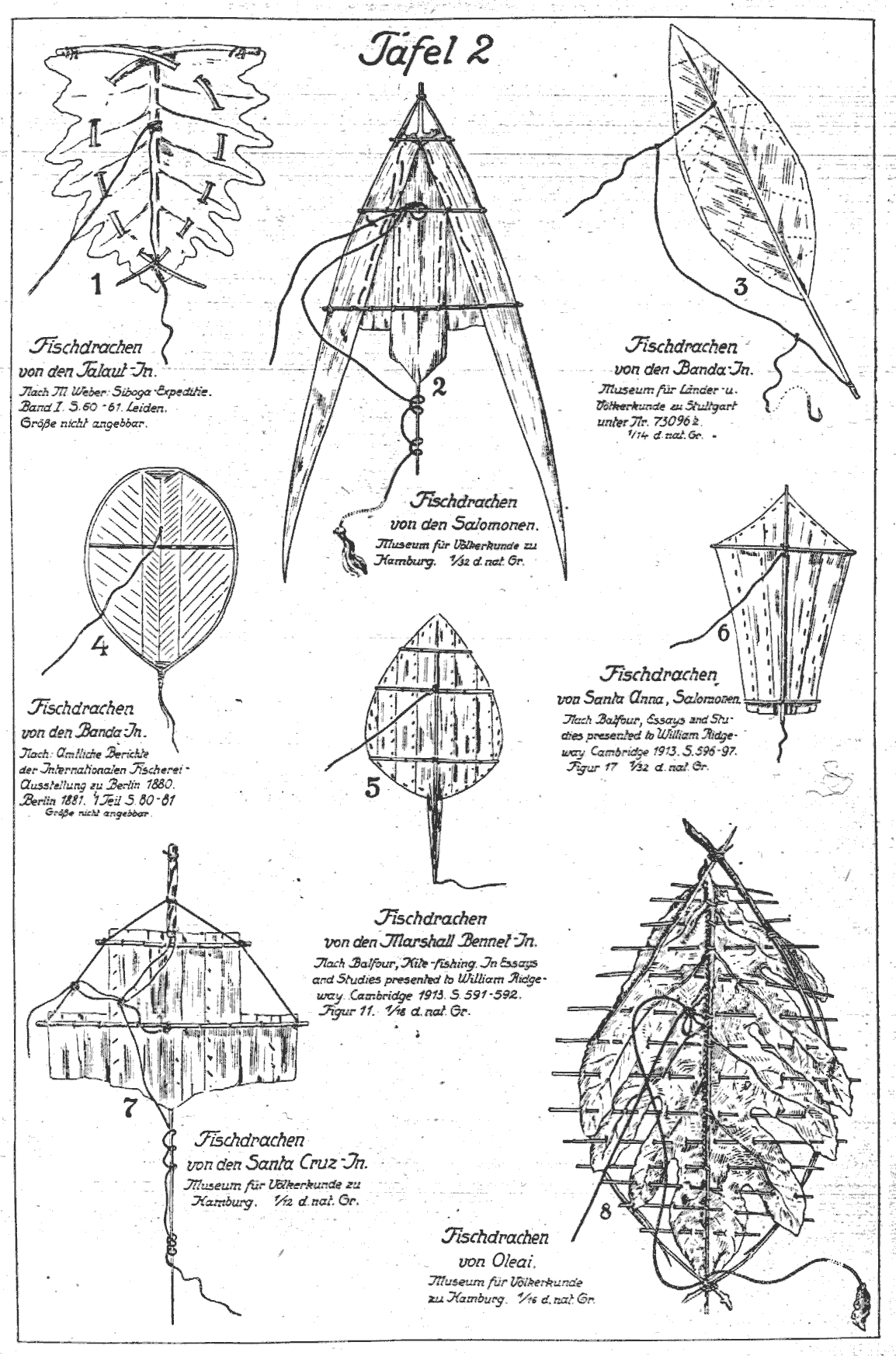 Polynesian Leaf Kites