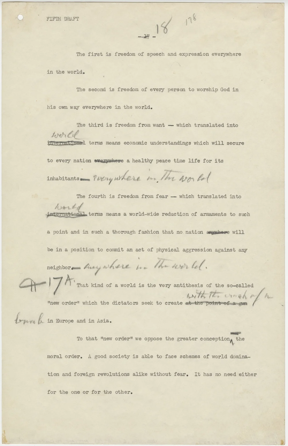 Franklin D Roosevelt S Four Freedoms Speech A Call For Human Rights Four Freedoms Park Conservancy