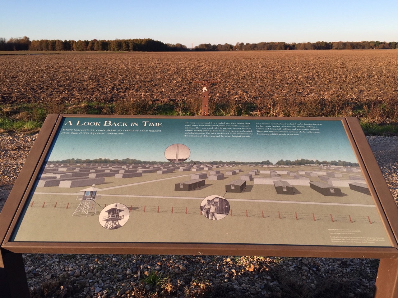 Rohwer Internment Camp, now a private farm. 