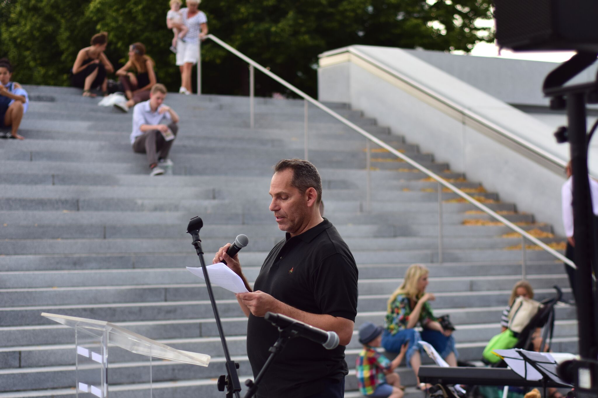 FDR Four Freedoms Park CEO Howard Axel.
