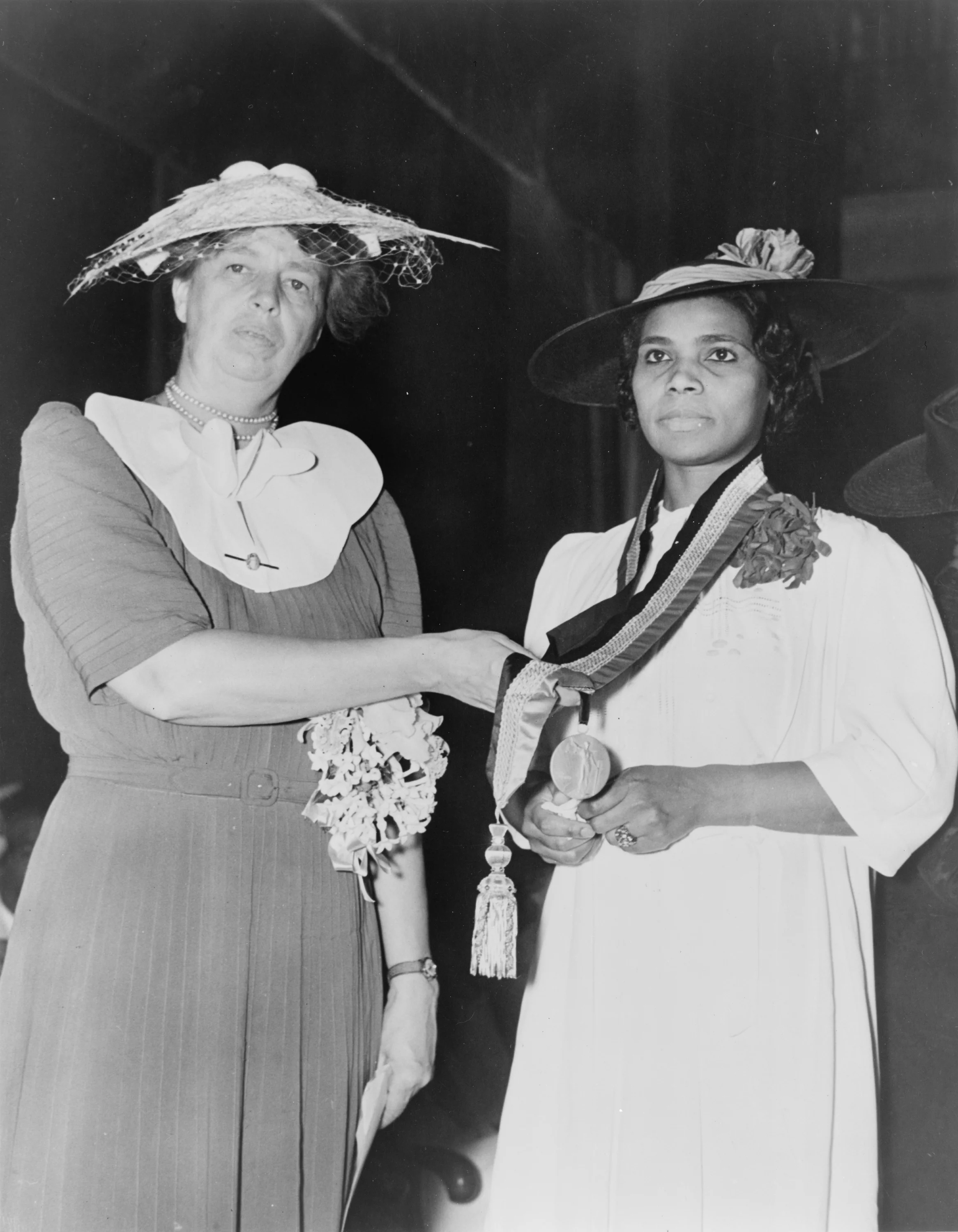 Eleanor and Marian Anderson. Photo courtesy of fdr4freedoms.org