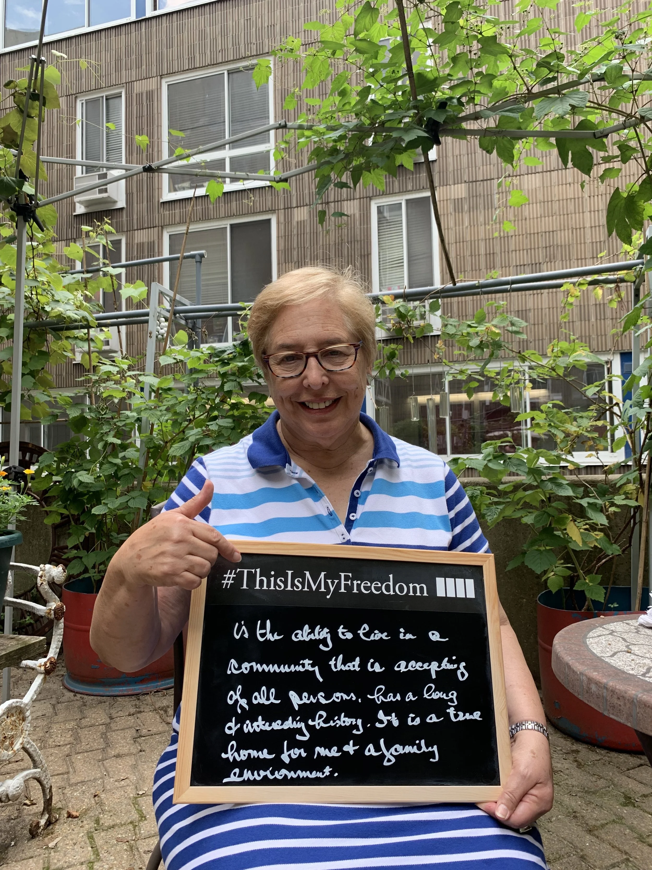 Judith Berdy is the President of the Roosevelt Island Historical Society. She has lived on Roosevelt Island for 42 years.