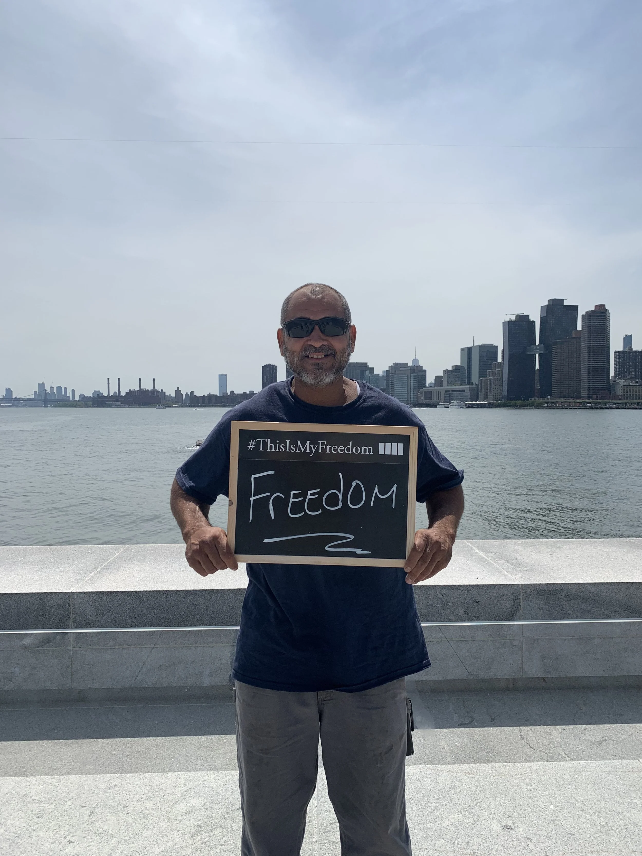 Ray Valentin has been working at FDR Four Freedoms State Park for the past four months.
