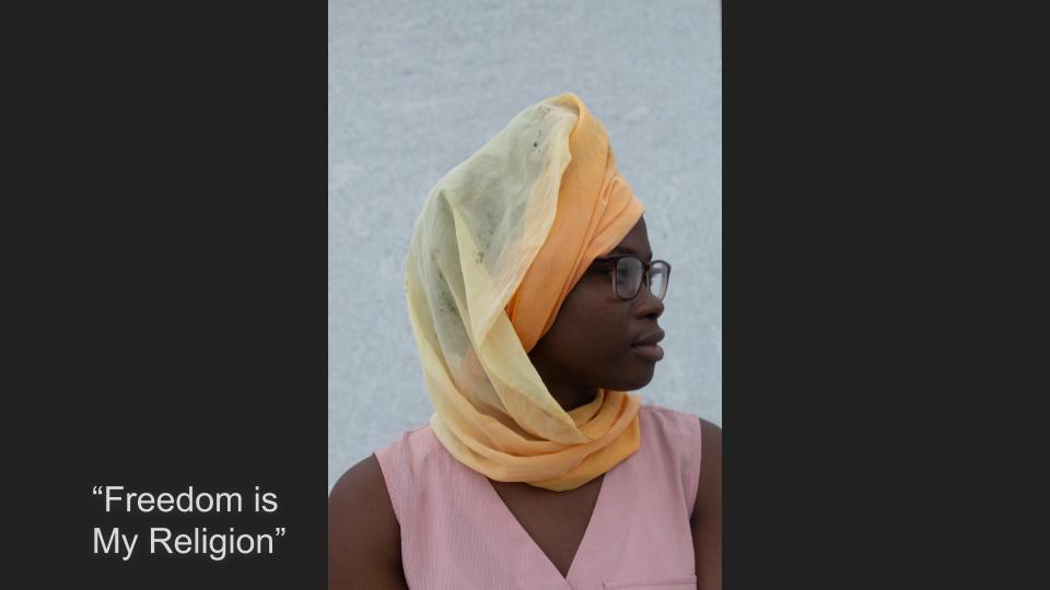 MR: As soon as a I came from Guyana I was pushed to follow the rules of a religion I knew nothing about. Because my father’s family are Muslim, I was forced to wear a hijab for reasons I did not understand.