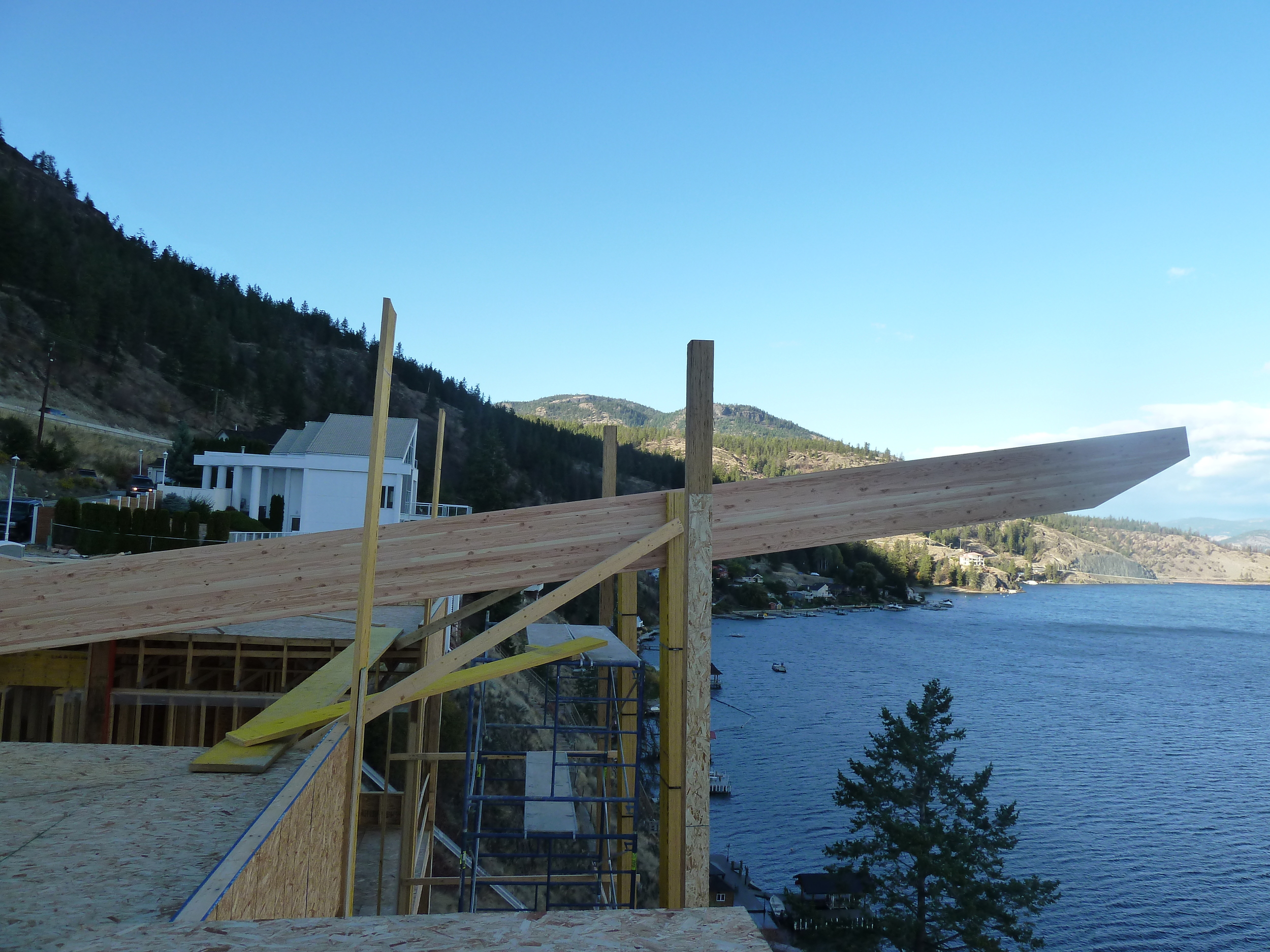 This home presents almost every challenge there is on a residential site. 