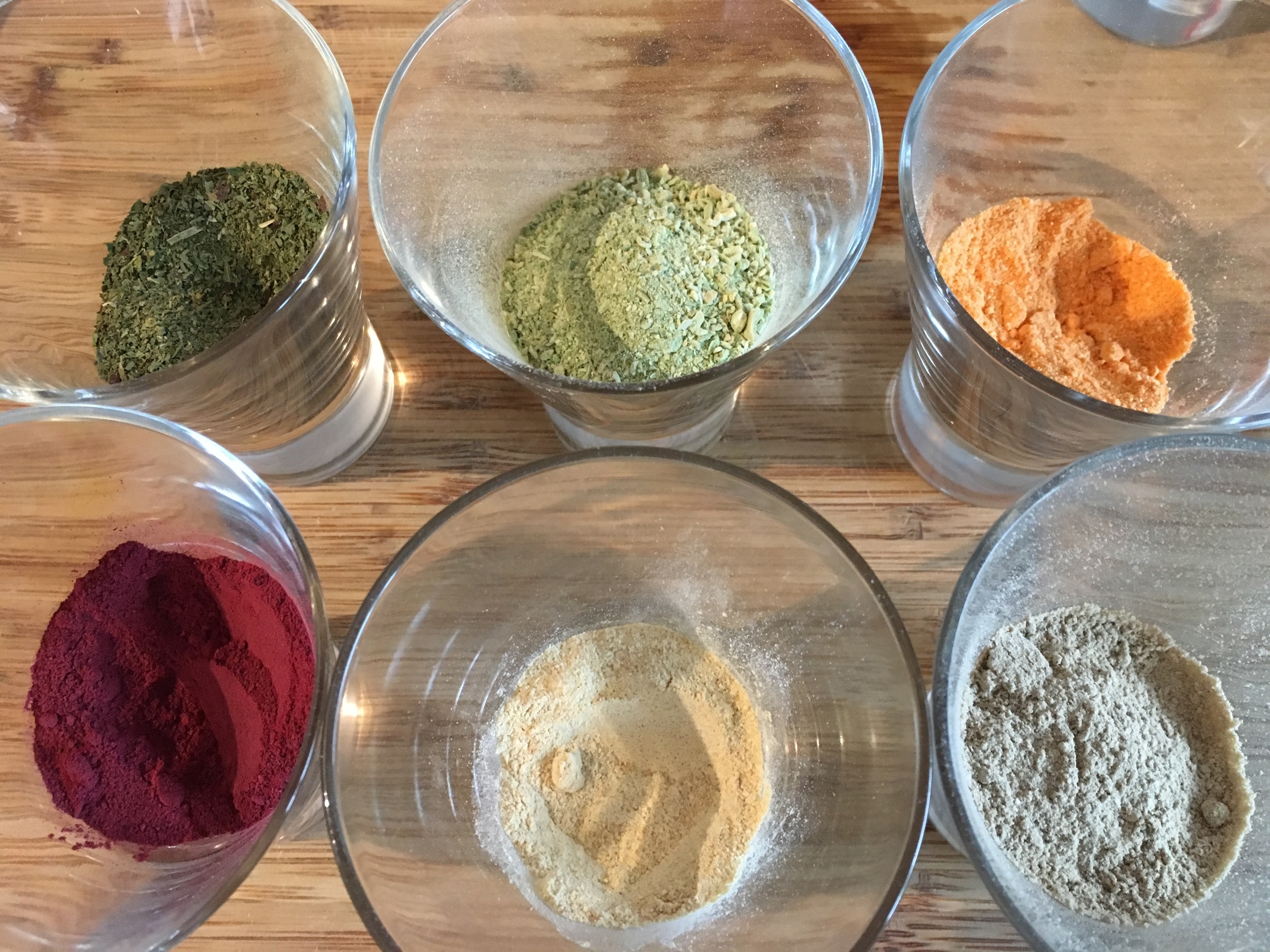 veggie powders; a colourful, sneaky way to get more vegetables into the family