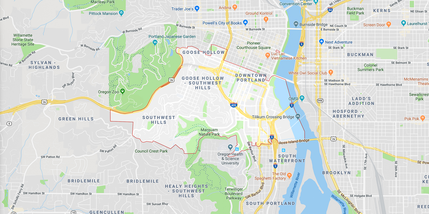 Sw Portland Zip Code Map United States Map