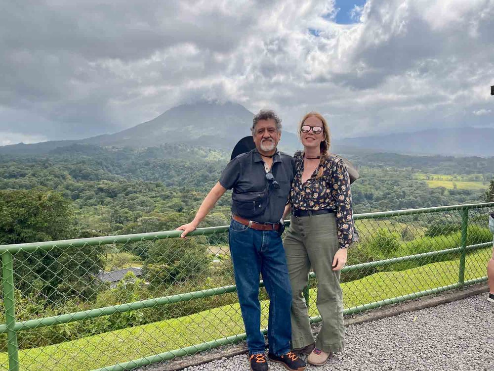  ARENAL VOLCANA FROM MISTICO HANGING BRIDGES PARK 