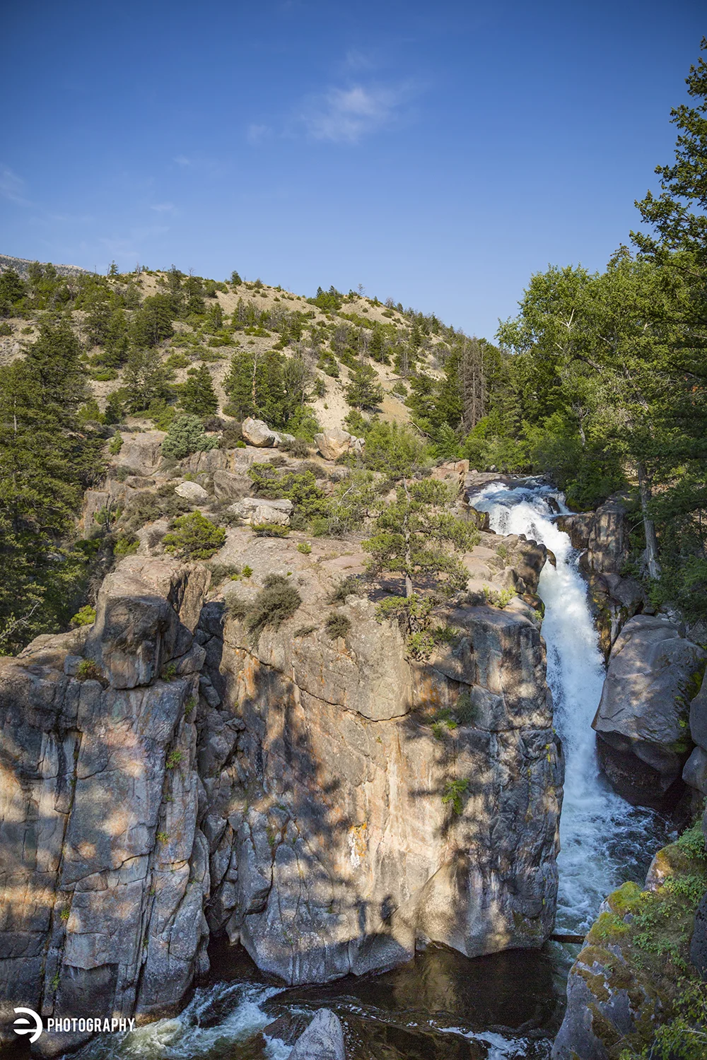 Shell Falls. I'd love to see this after the snow melt!