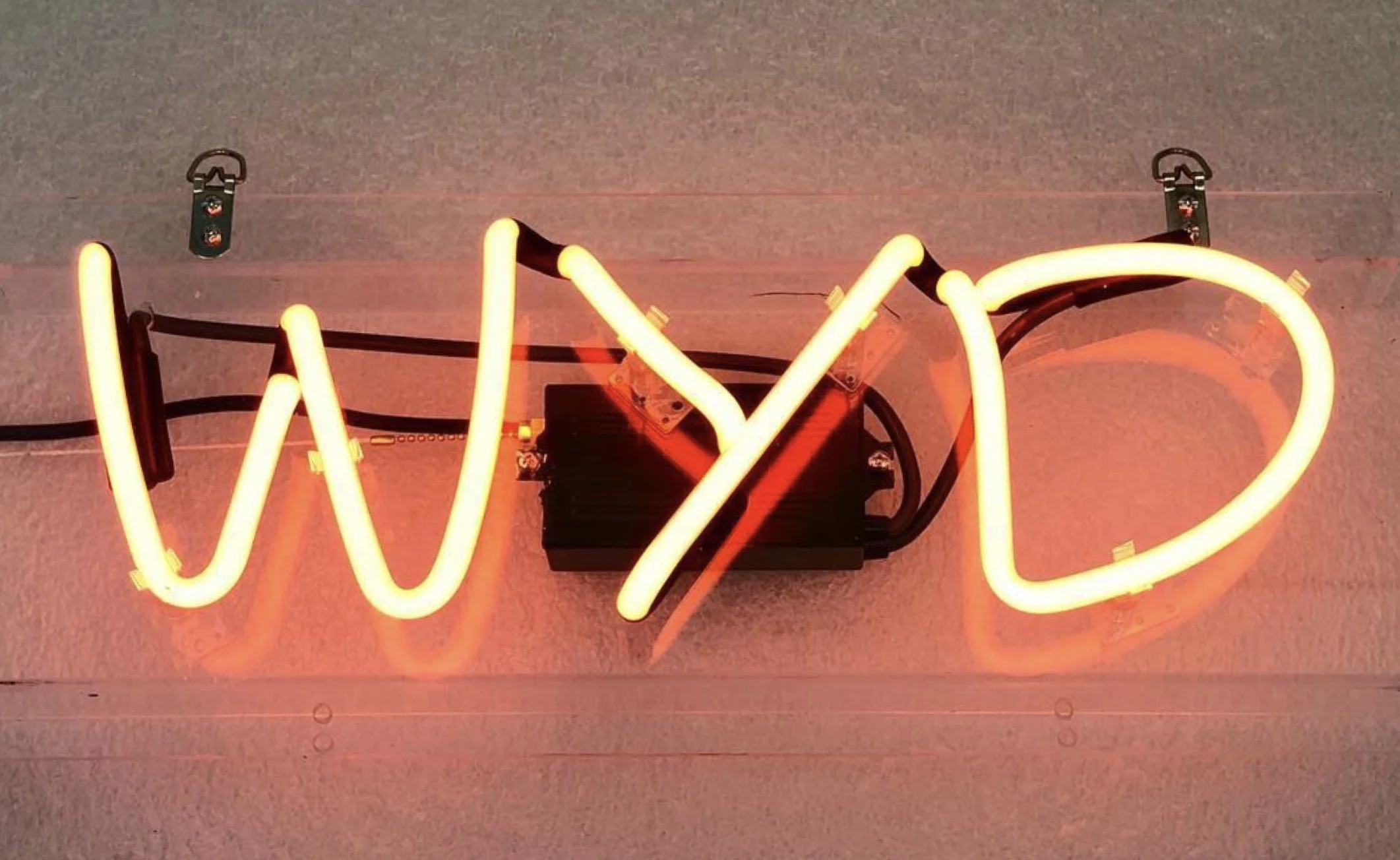 WYD  22" x 9" NEON ON PLEXI