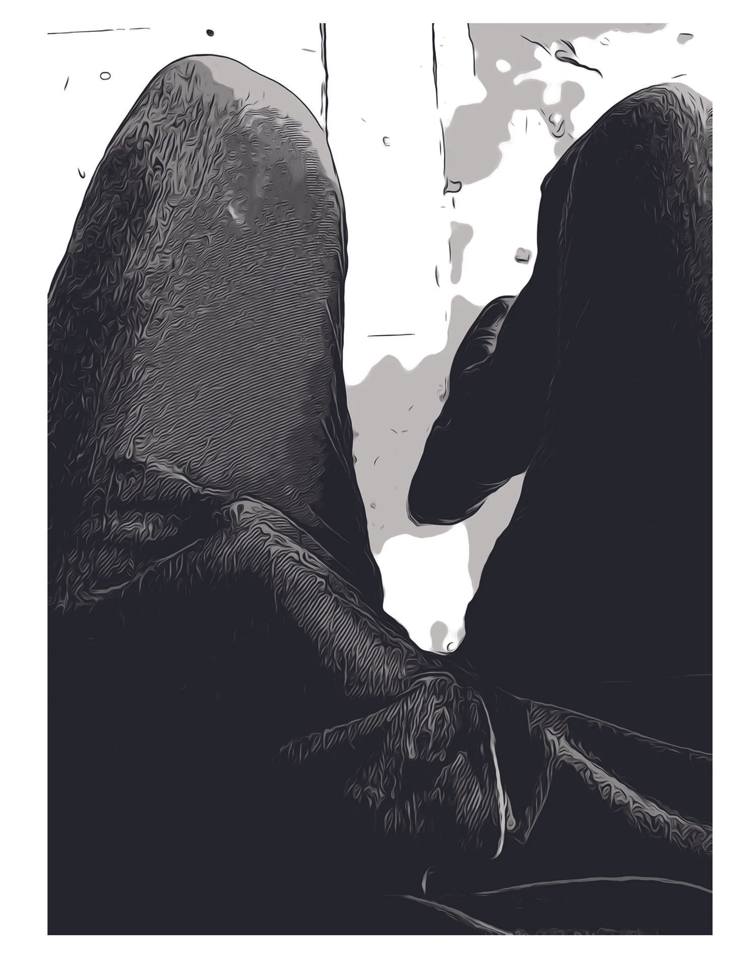 BLUE JEANS HARD ON 30 X 23 LIMITED EDITION PRINT