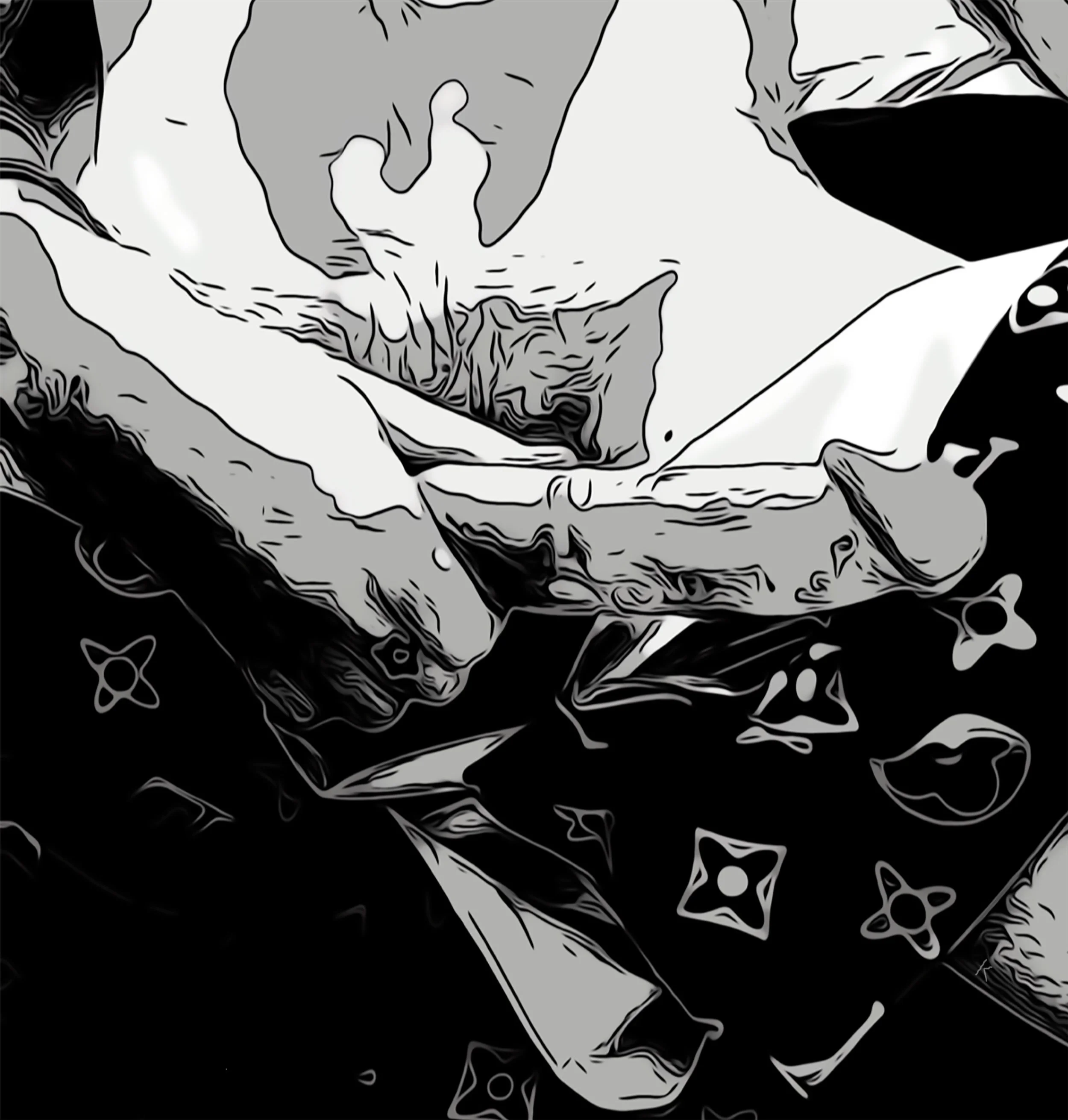 LV DICK PIC 30 X 30 LIMITED EDITION PRINT 