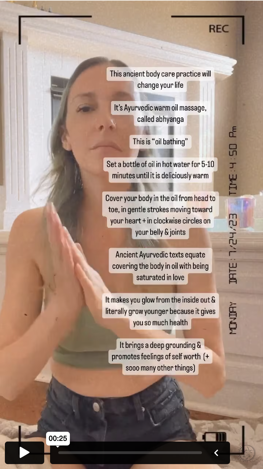 A Brief Intro To Oil Bathing