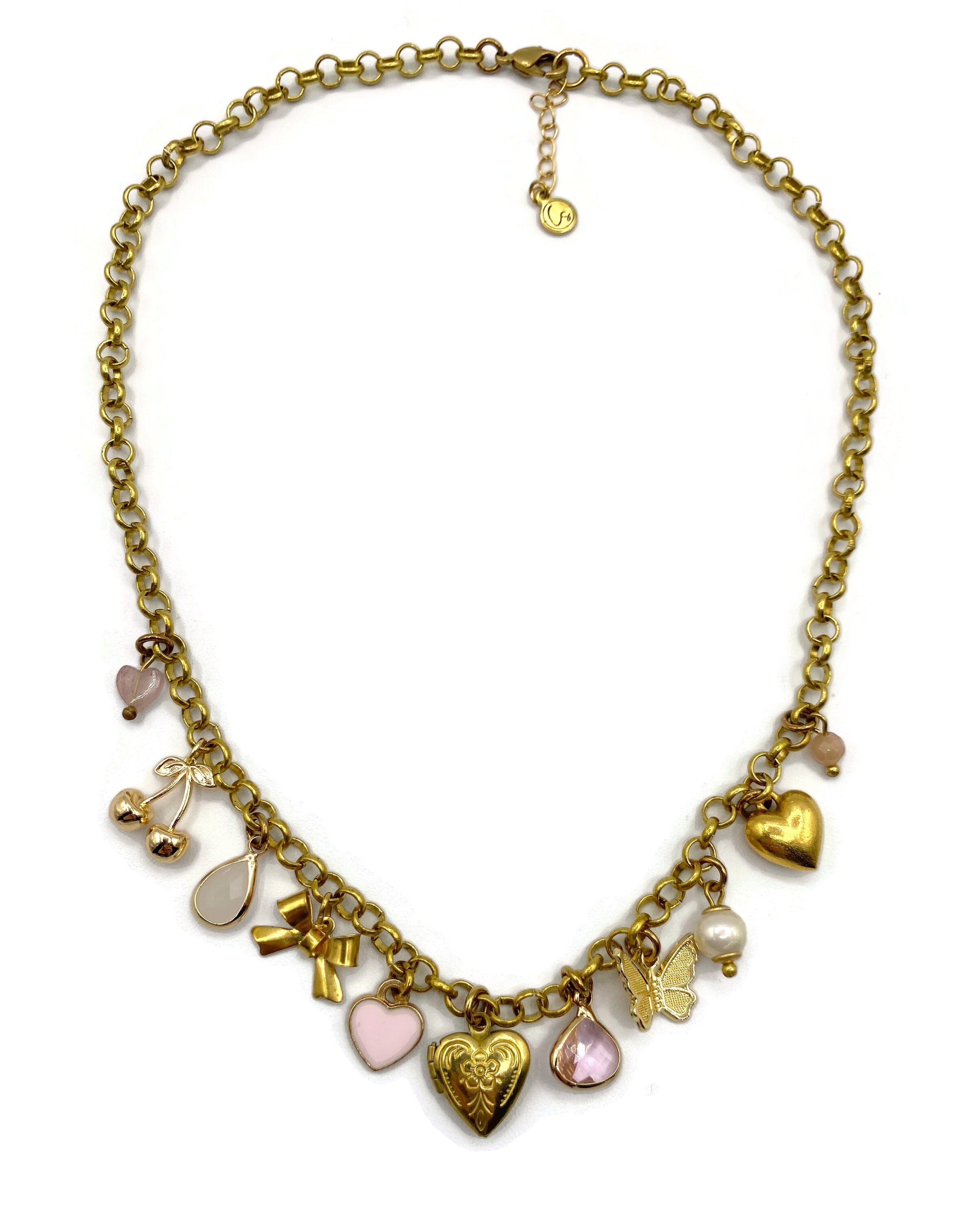 Love In A Dangerous Time - Charm Necklace