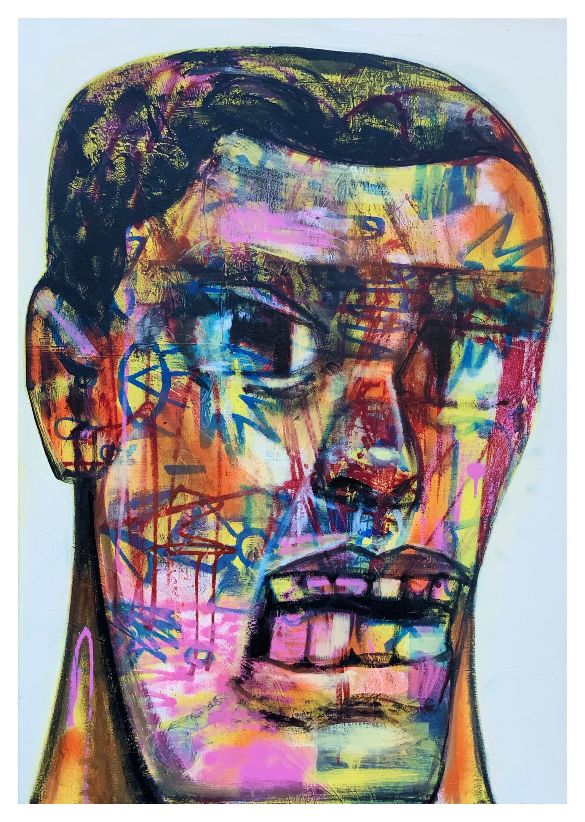 Acrylic on Canvas. 28" x 36" $2,300