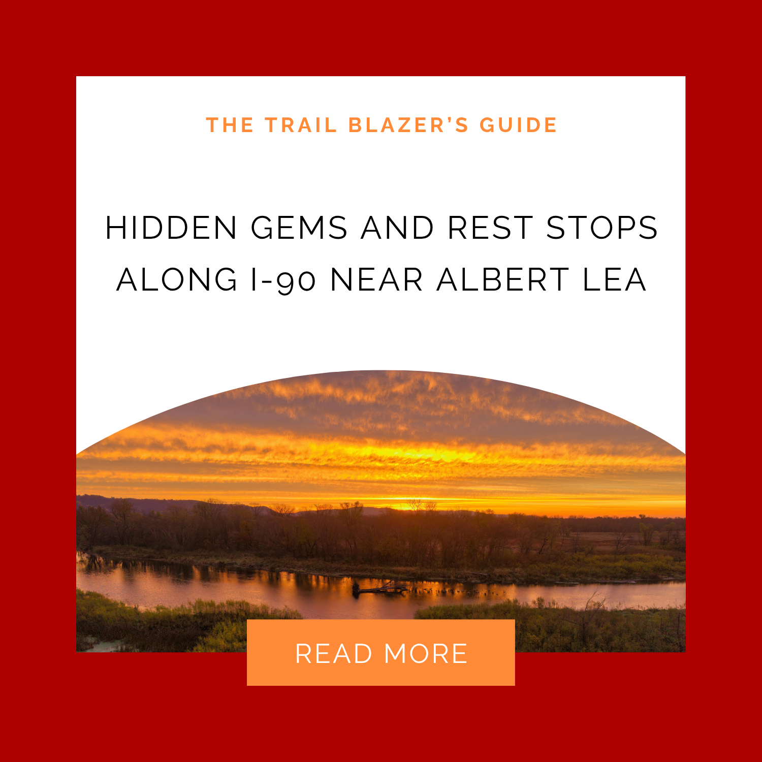 Hidden Gems and Rest Stops Along I-90 near Albert Lea