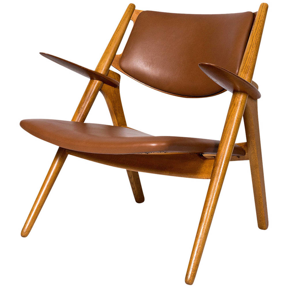 hans wegner ch28 lounge chair — denmark 50