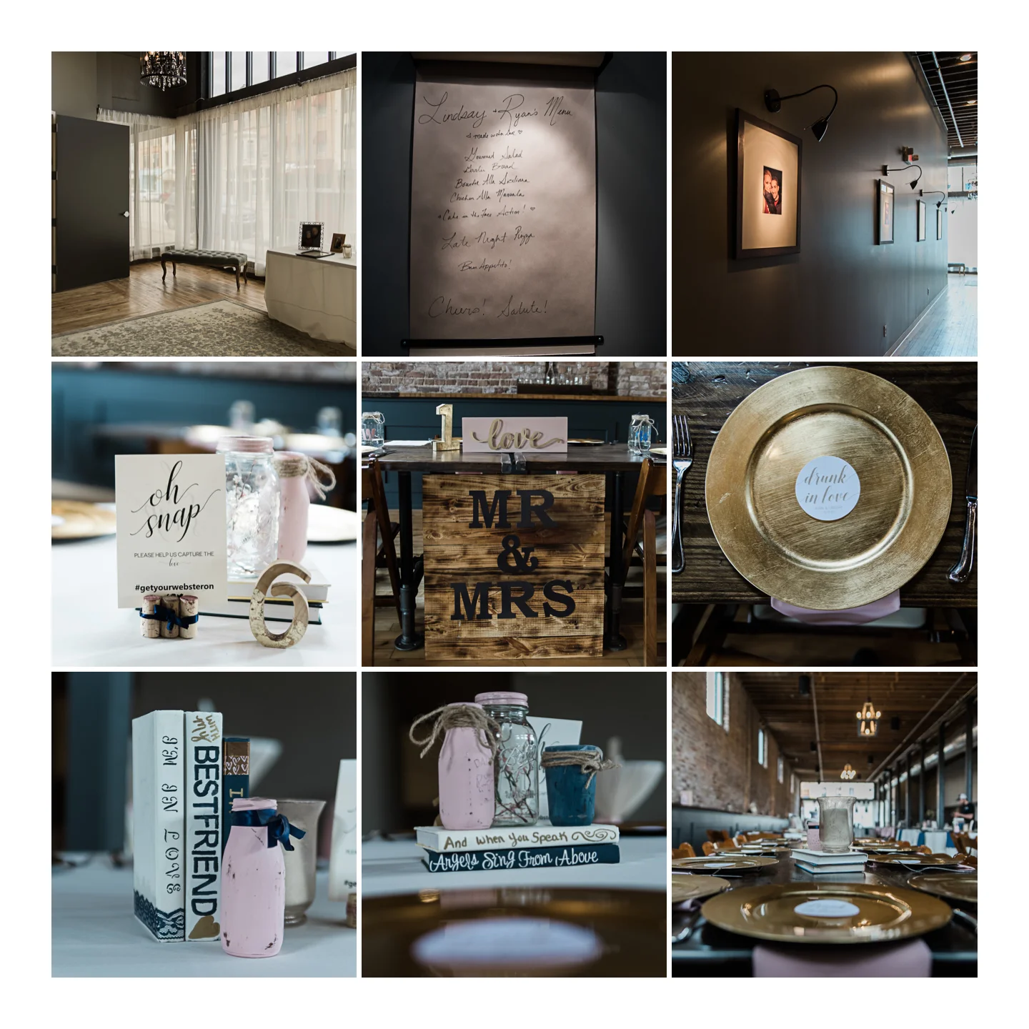 If you're looking for that industrial feel for your wedding in the intimate setting and hospitality of Small Town USA, look no further than Mercantile Hall!