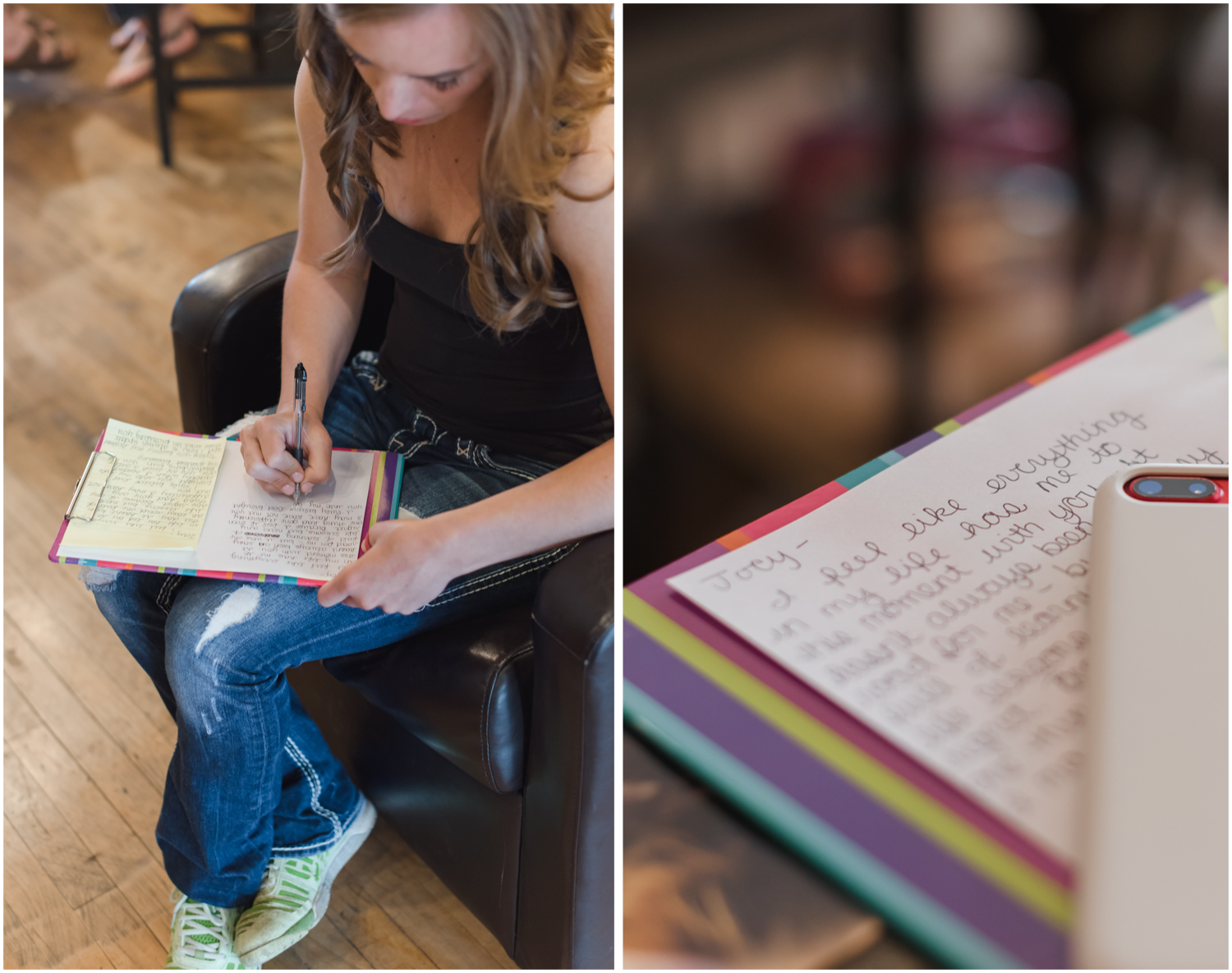 handwritten vows