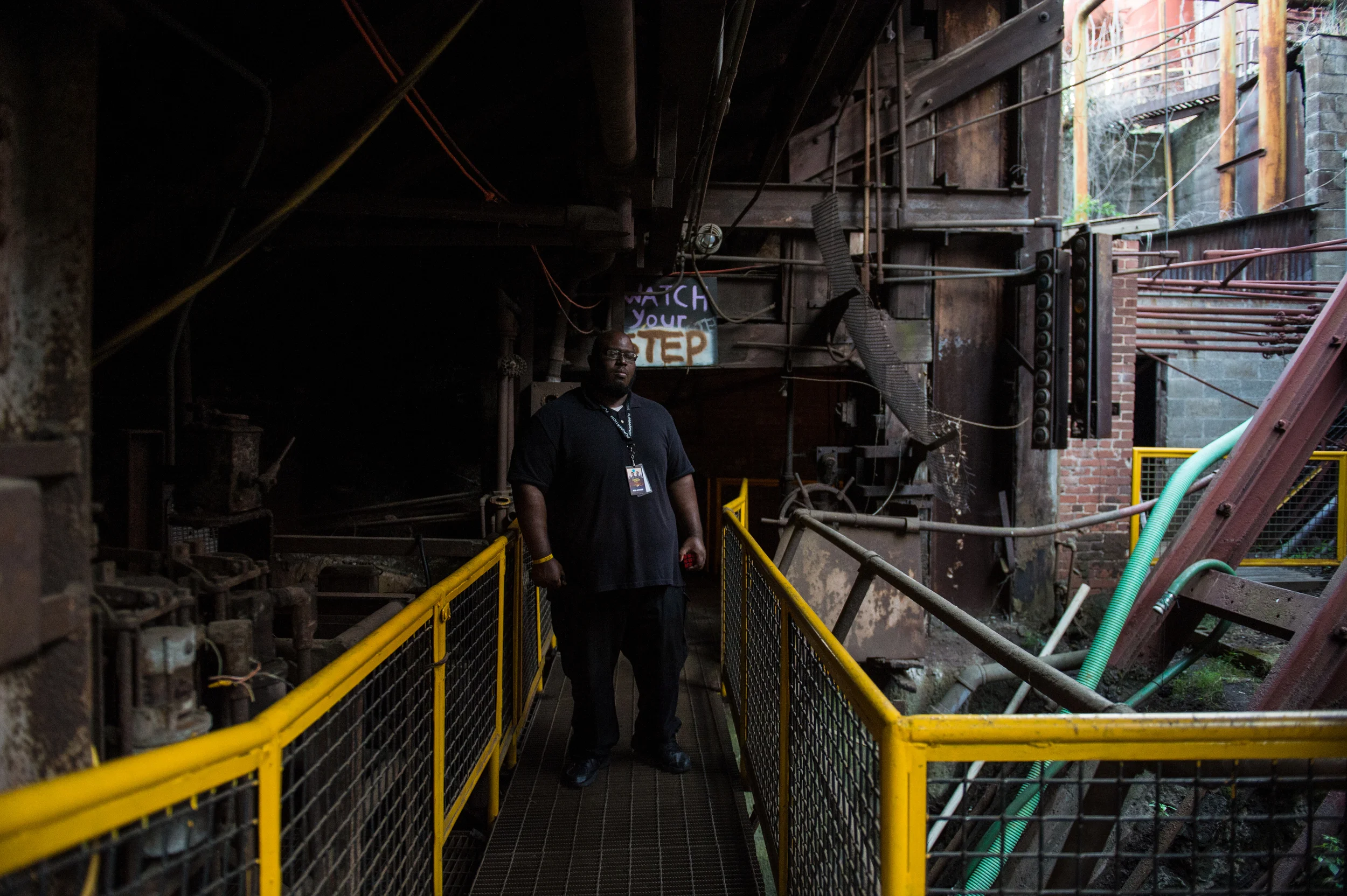 Big John protecting us during a music video shoot in Alabama