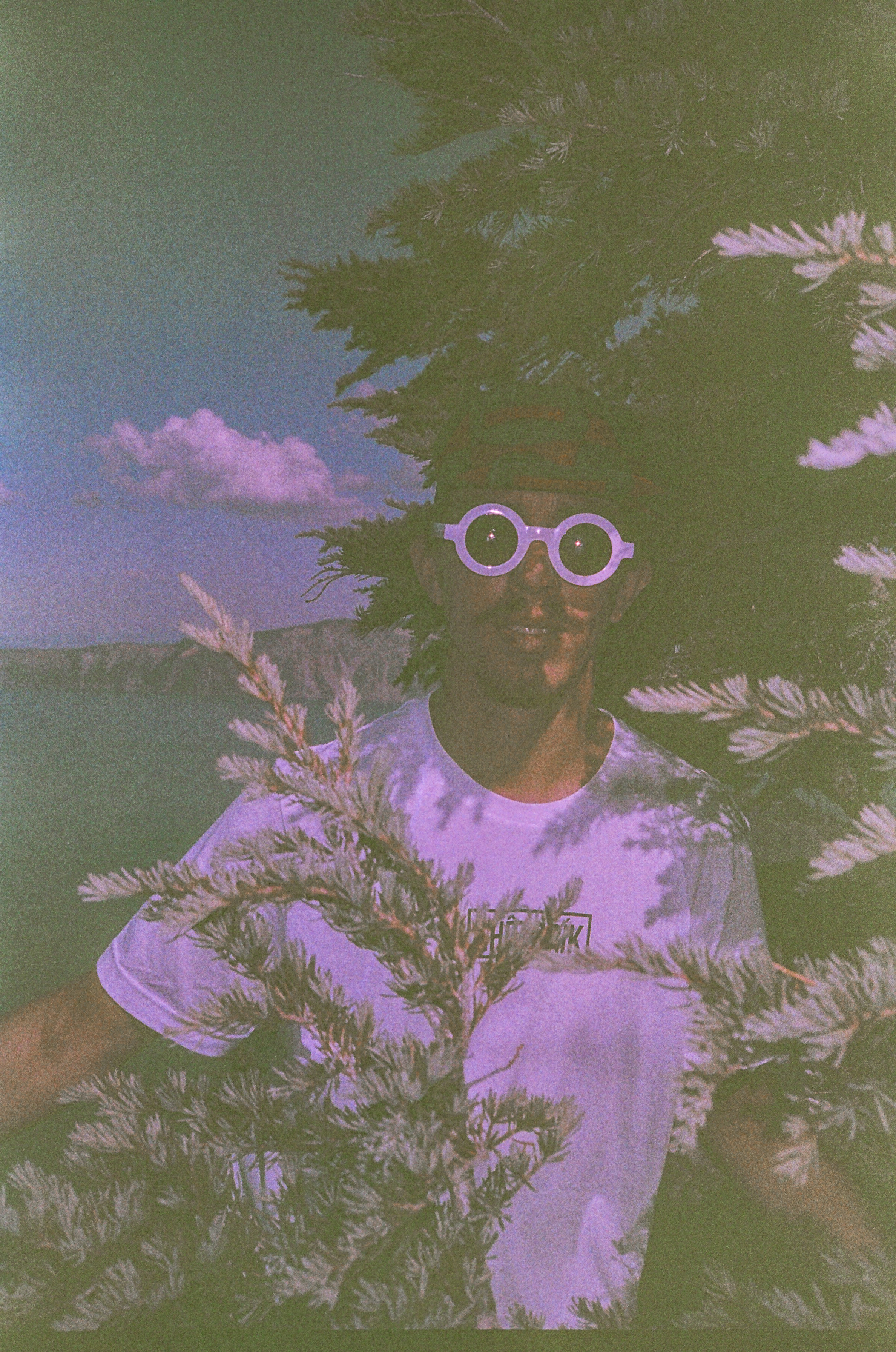A portrait of Rhetorik shot on film expired from 1985!