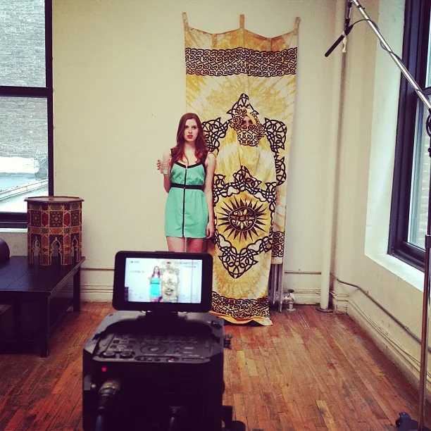 Filming w/ Nicole Palermo