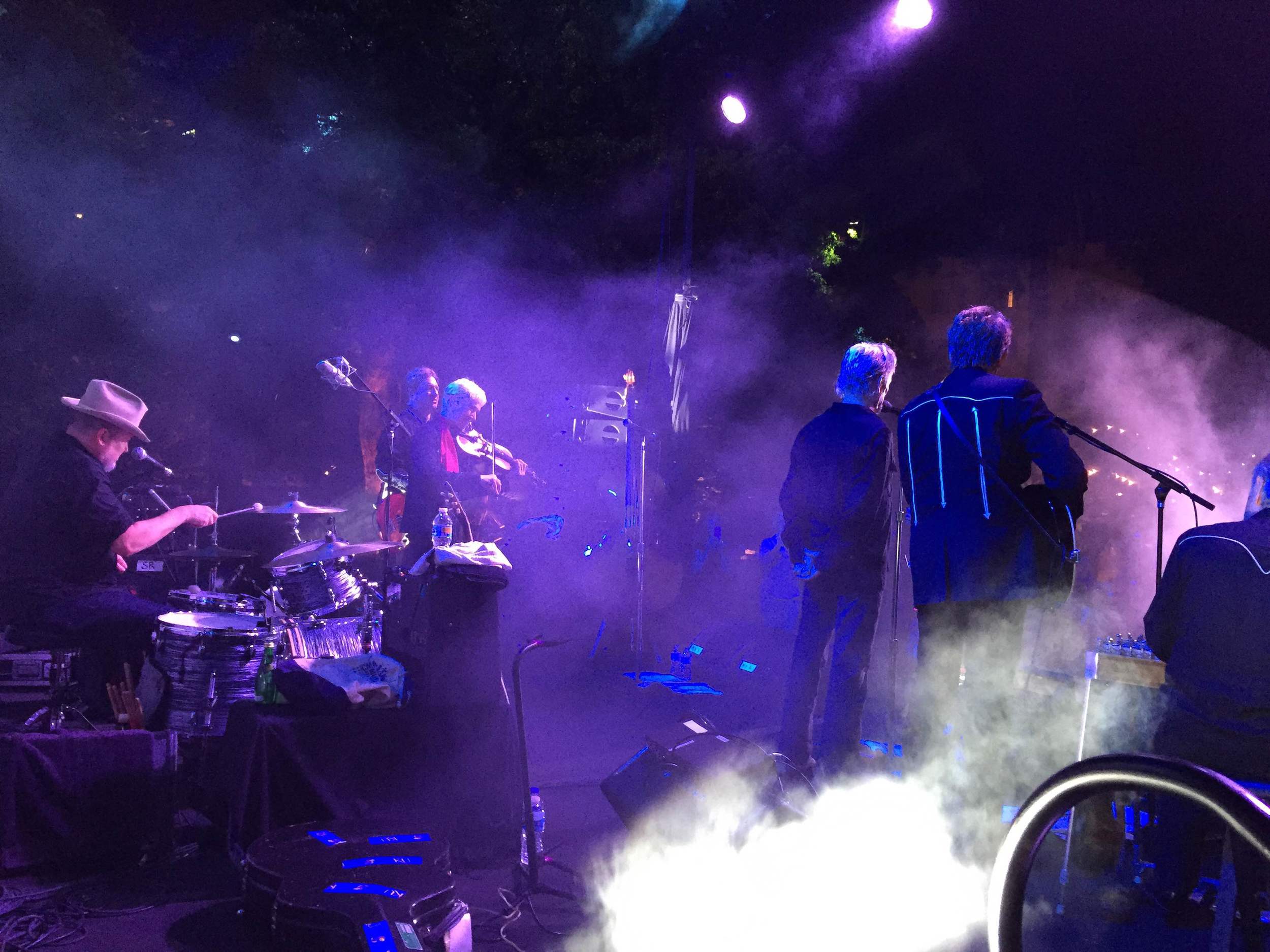 Side stage view