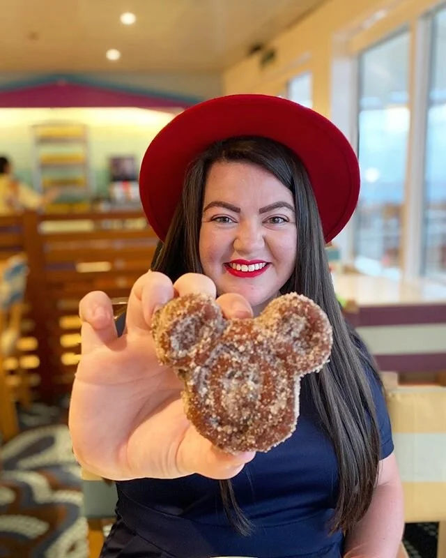 MICKEY. CHURRO. WAFFLES.
&mdash;
You guys! While on my last adventure on @disneycruiseline before social distancing and staying at home I discovered the magic that is Mickey Churro Waffles🎉🙌🏼 these little beauties are made with churro batter and r