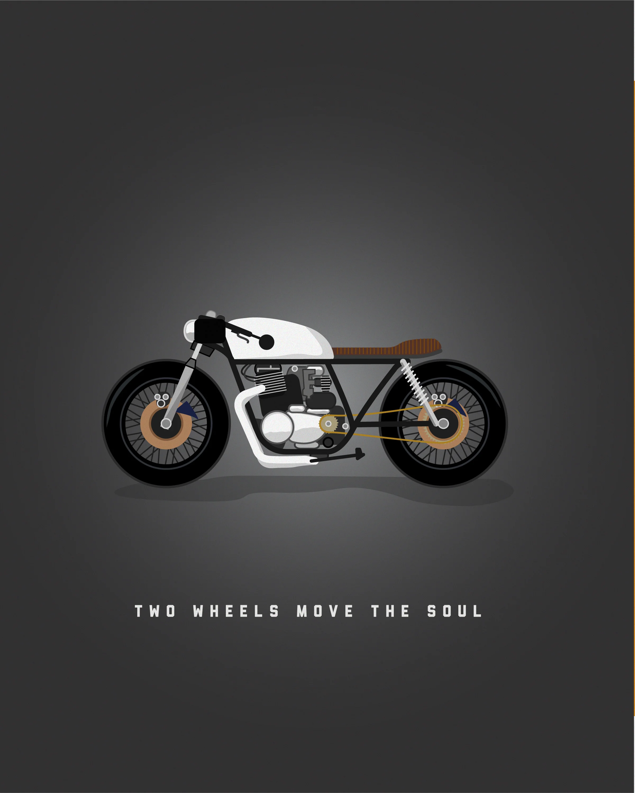 Cafe Racer Illustration