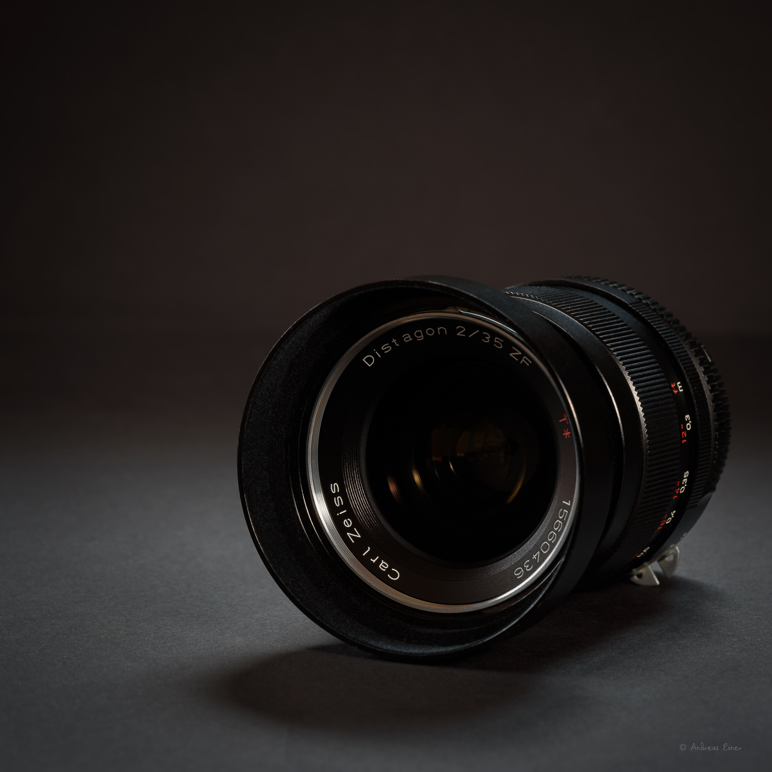Carl Zeiss Distagon 35mm f/2 ZF T* This is a manual focus, auto-aperture lens. I use it mostly for landscape and travel photography. Superb sharpness, exceptional contrast and color. ★ ★ ★ ★ ★