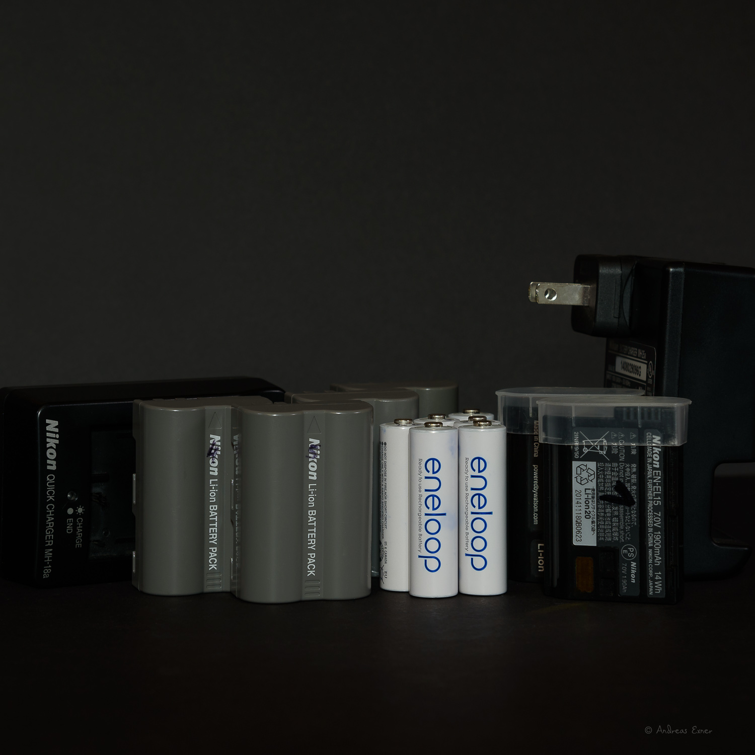  Camera batteries  During all the years, using first the NIKON D200, later D300s, D750, and now the Z 6II, I have used original NIKON batteries, as well third party products, like Impact, Pearstone, or Watson. To be honest, I have not found any signi