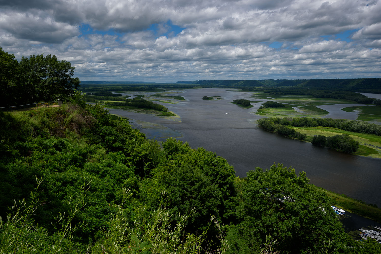 Mississippi River, Lansing, Iowa