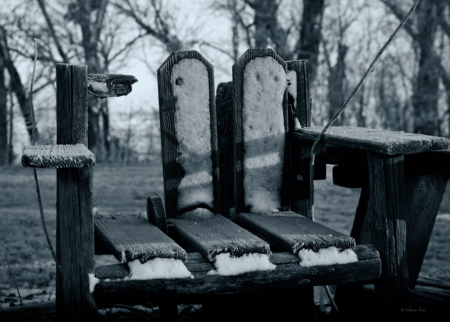 The old chair, Farm in northwest Iowa, December 2016 ----------------