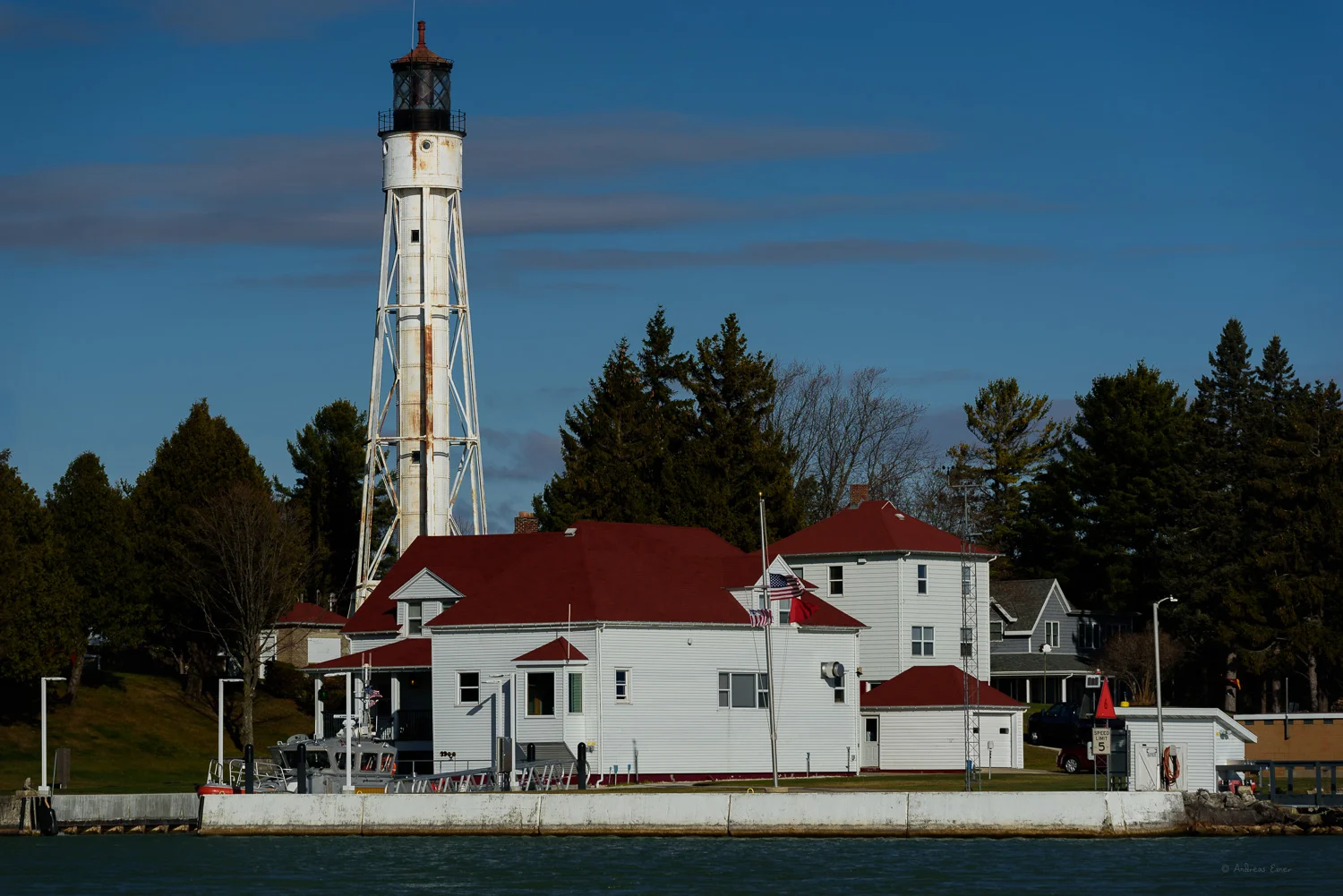 Sturgeon Bay Ship Canal Lighthouse, Lake Michigan, Wisconsin