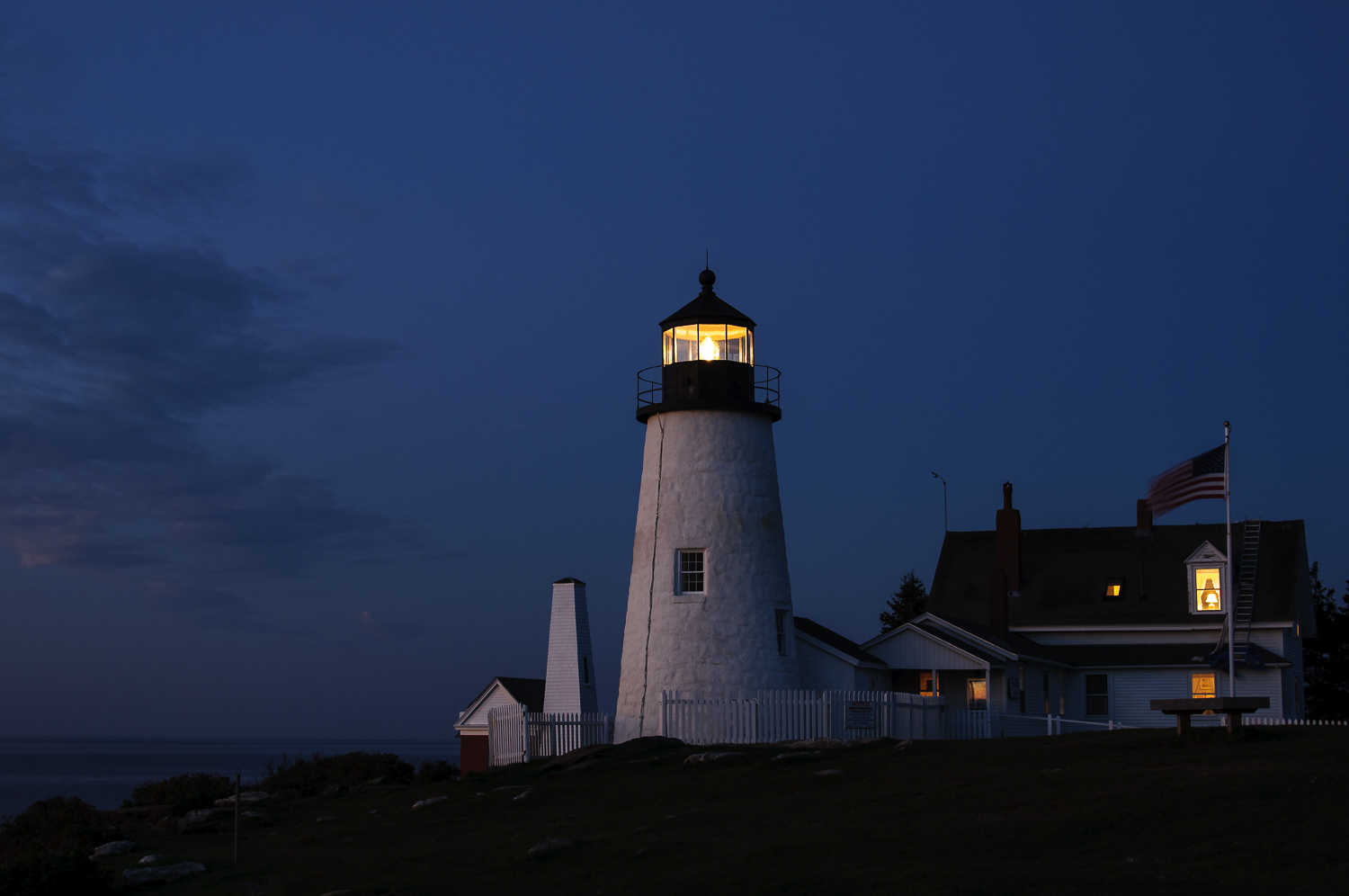  Blue hour, Pemaquid Point Lighthouse 