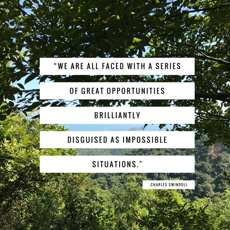 Look for the possibilities in the impossible 