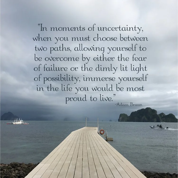 Choose the path you'd be most proud to live