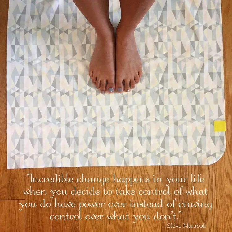 Control what you can, let go of the rest