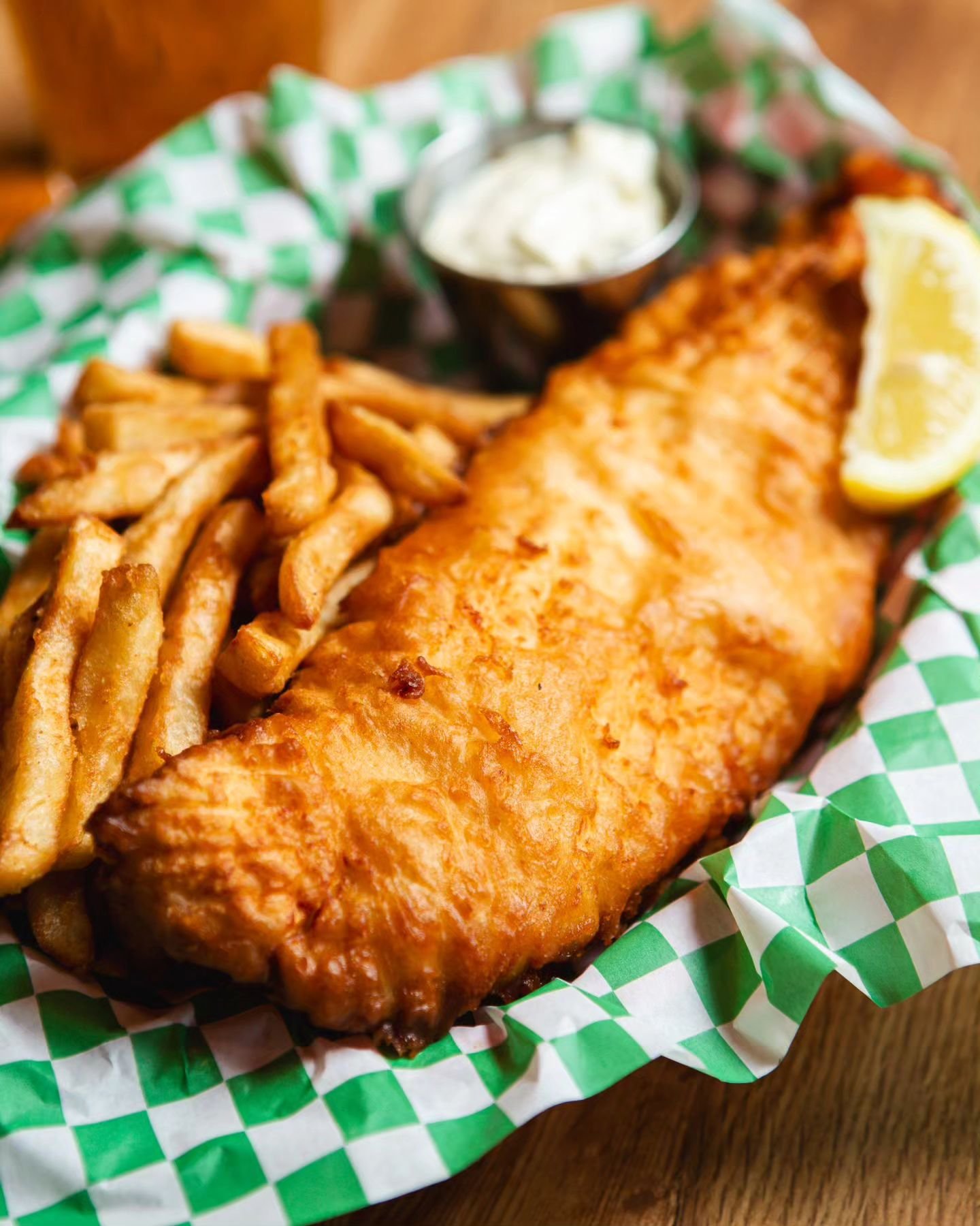 Here's a menu item that'll make your weekend a bit more exciting.  Pair it with a glass of cold one 🍻

Alaskan Halibut dipped in a Modelo Beer batter and deep fried till crispy.  Served with fries, coleslaw.  Our weekend special available through su