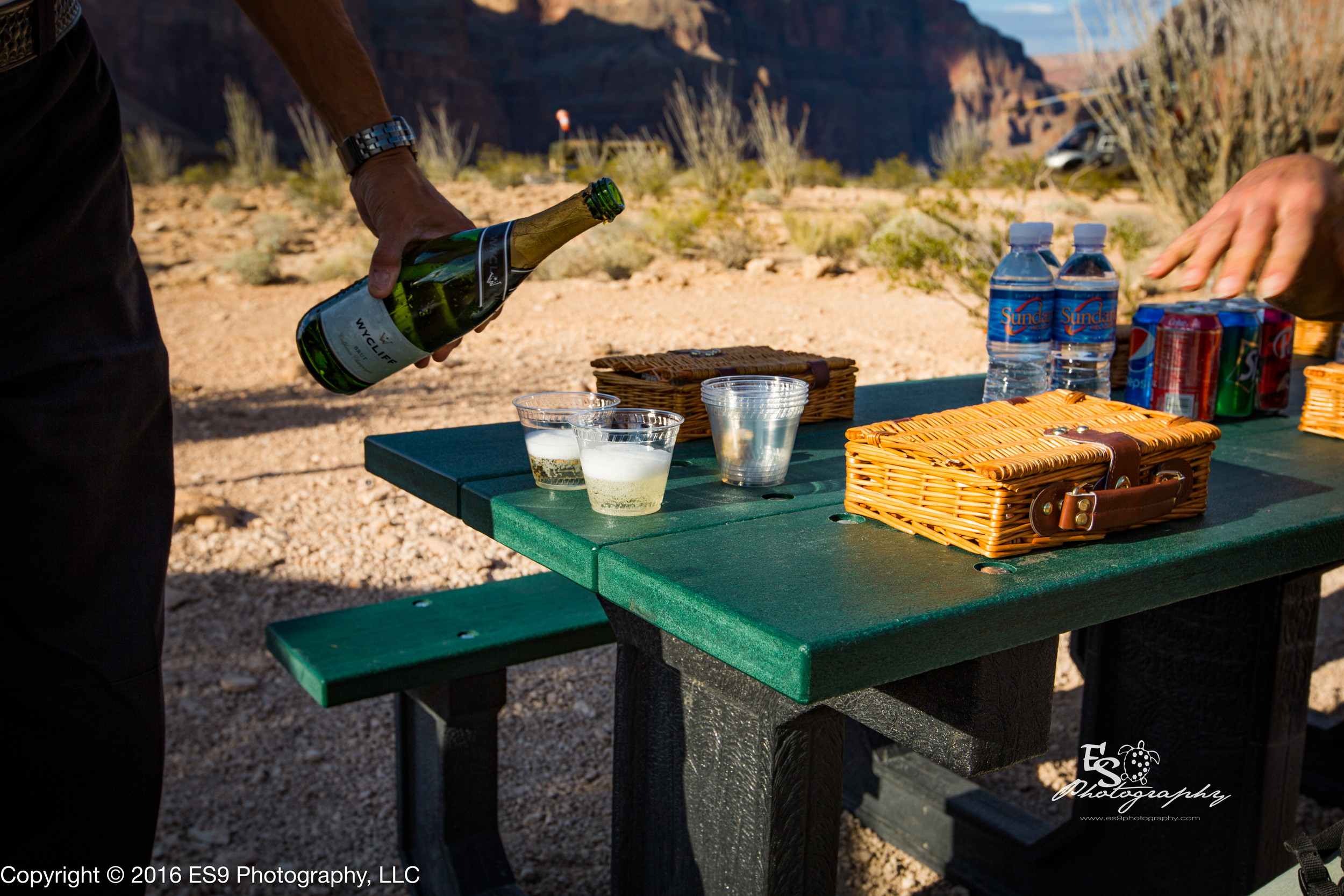 Lunch Picnic Champagne at Sundance Helicopter Tour Grand Canyon West @ ES9 Photography 2016.jpg