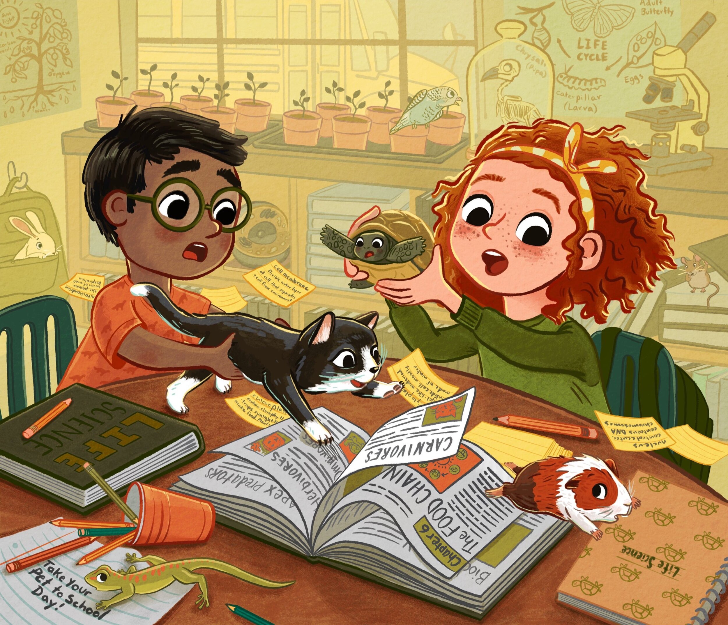 Take your pet to school day