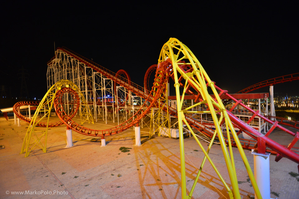American roller coaster in Sullimaniyah