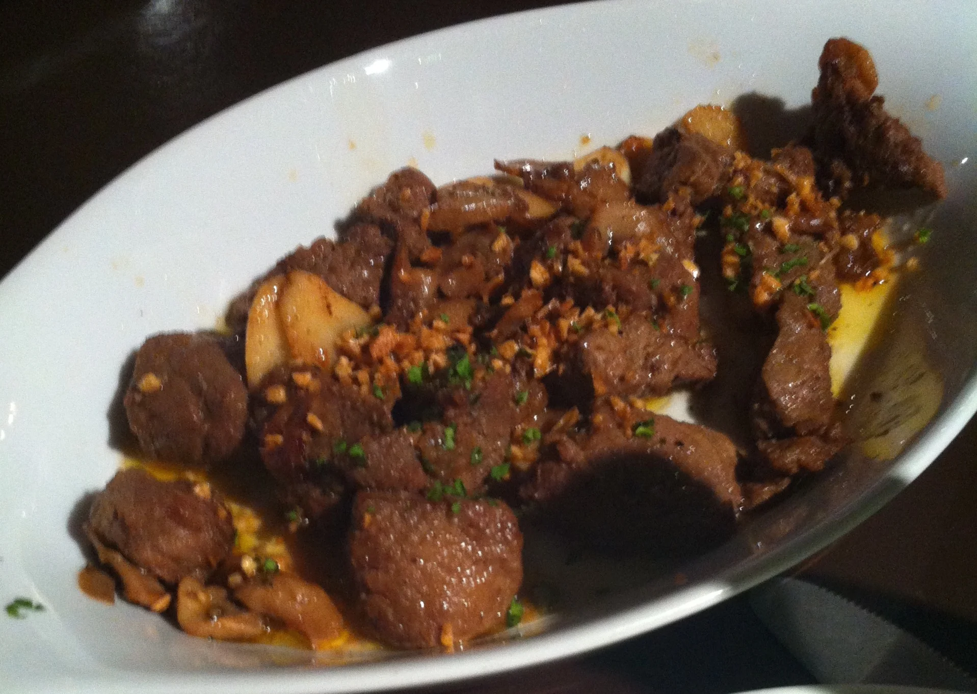 Tapa: fried marinated beef.&nbsp;