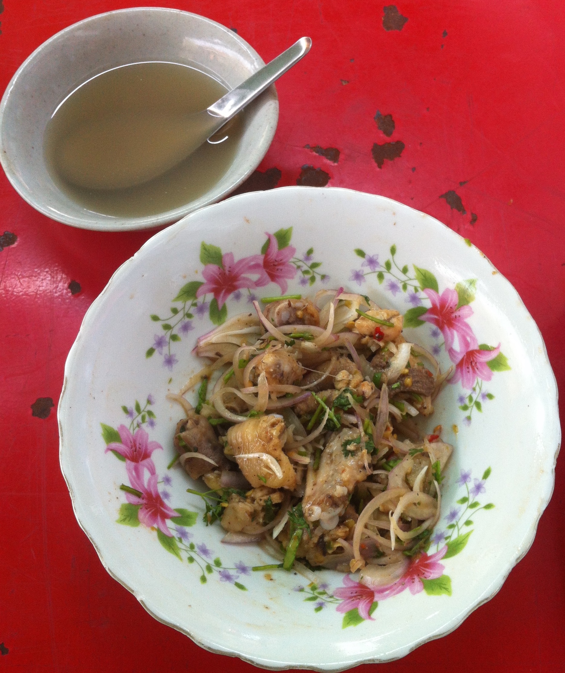 A chicken-feet salad