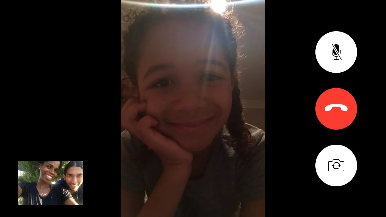 Sidenote: Thank God for technology and the ability to facetime your child whenever you want. 