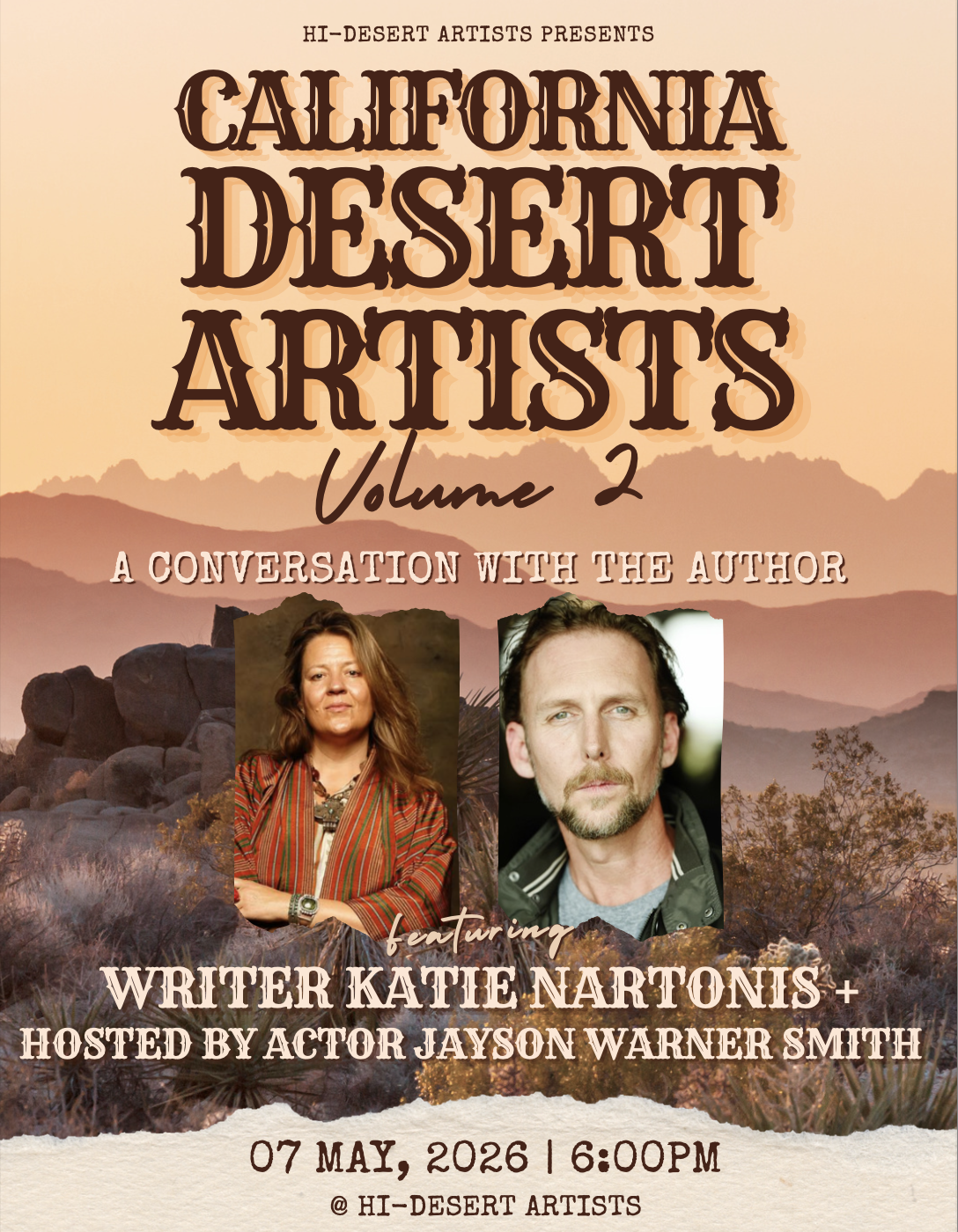 CALIFORNIA DESERT ARTISTS: AUTHOR EVENT