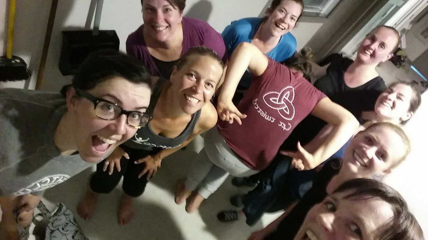 Our students aren't afraid to work hard, sweat a fair bit and laugh a LOT! 
