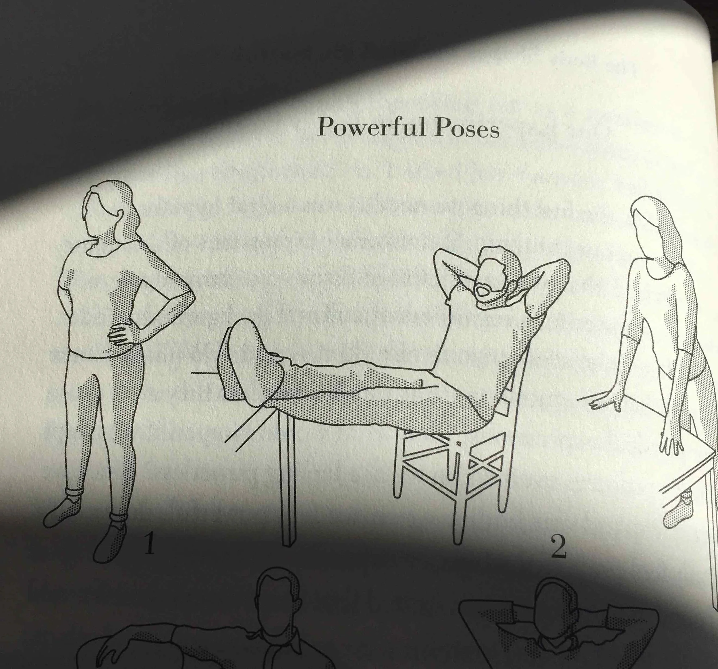 Image from Amy Cuddy’s book “Presence - Bringing your Boldest Self to your Biggest Challenges”
